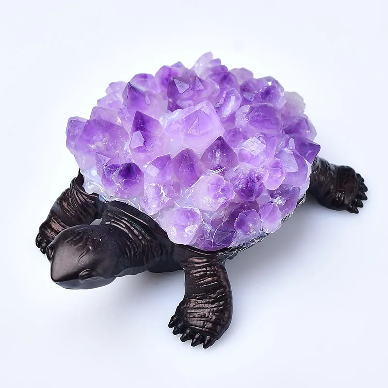 Hérisson en Améthyste