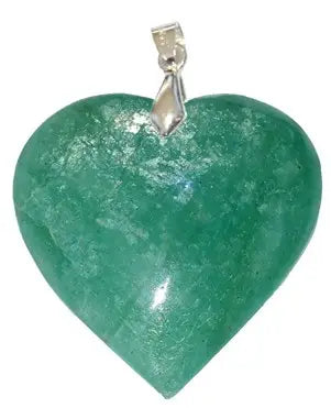 Pendentif Cœur en Amazonite – Créativité & Harmonie Intérieure