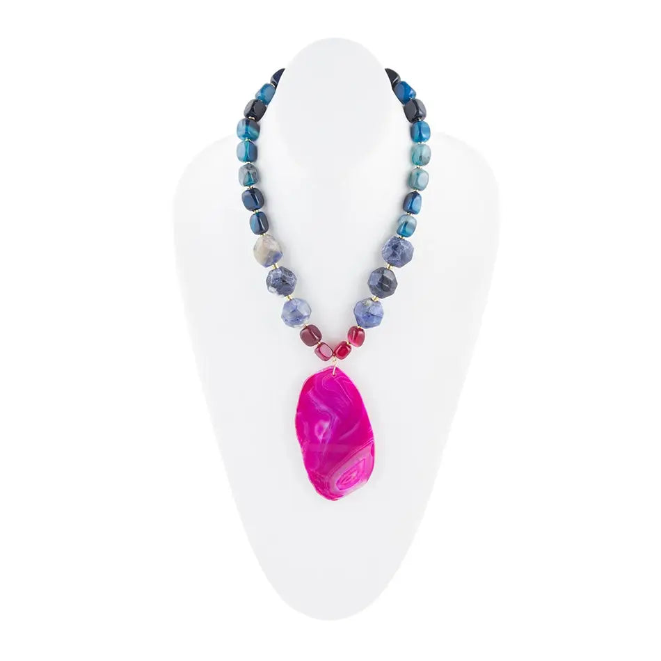 Collier Statement Achat Violett Viola et Lapis