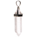 Pendentif Pointe en Cristal de Roche - Gemio.ch
