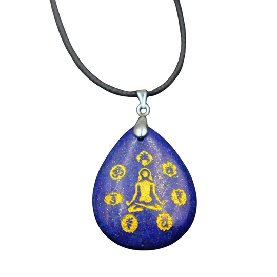 Pendentif Méditation en Lapis Lazuli – Sagesse et Sérénité