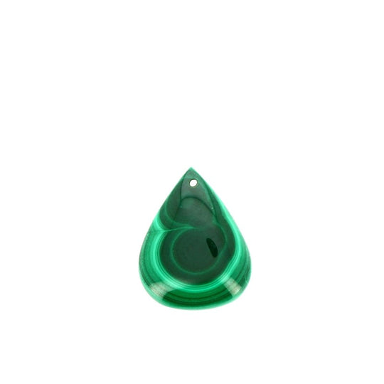 Pendentif en Malachite Véritable Forme Libre 25 x 19 mm