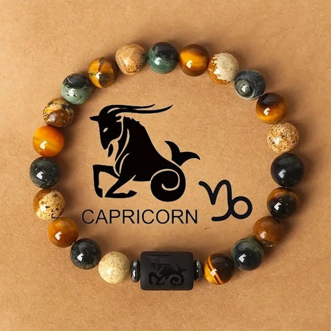 Bracelet Signe Astrologique Capricorne – Ambition, Stabilité et Force Intérieure