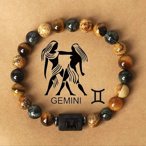 Bracelet Signe Astrologique Gémeaux – Communication, Vivacité d’Esprit et Curiosité