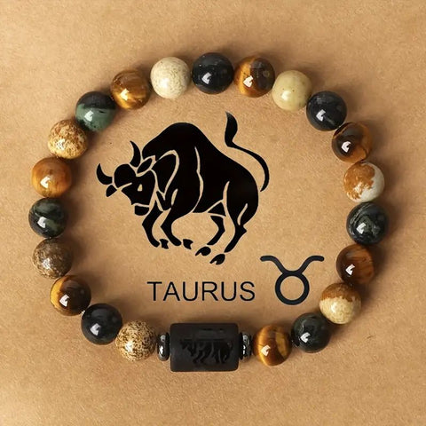 Bracelet Signe Astrologique Taureau – Stabilité, Sensualité et Force Tranquille