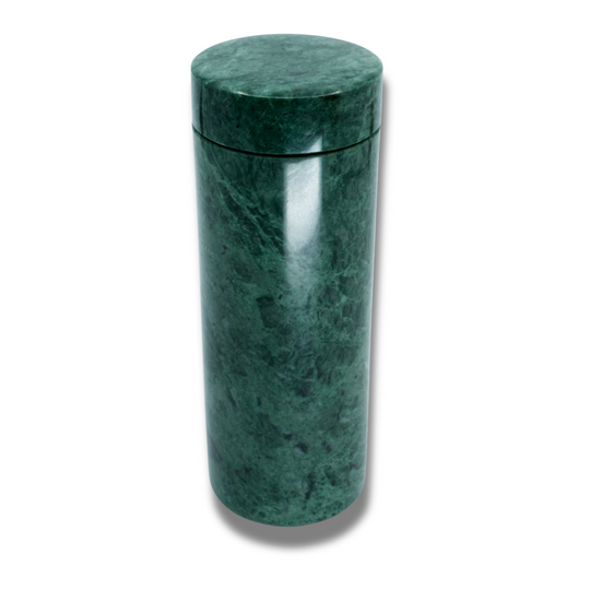 Bouteille d'Eau en Pierre - Texture Turquoise - Énergie Terrestre et Élégance Naturelle