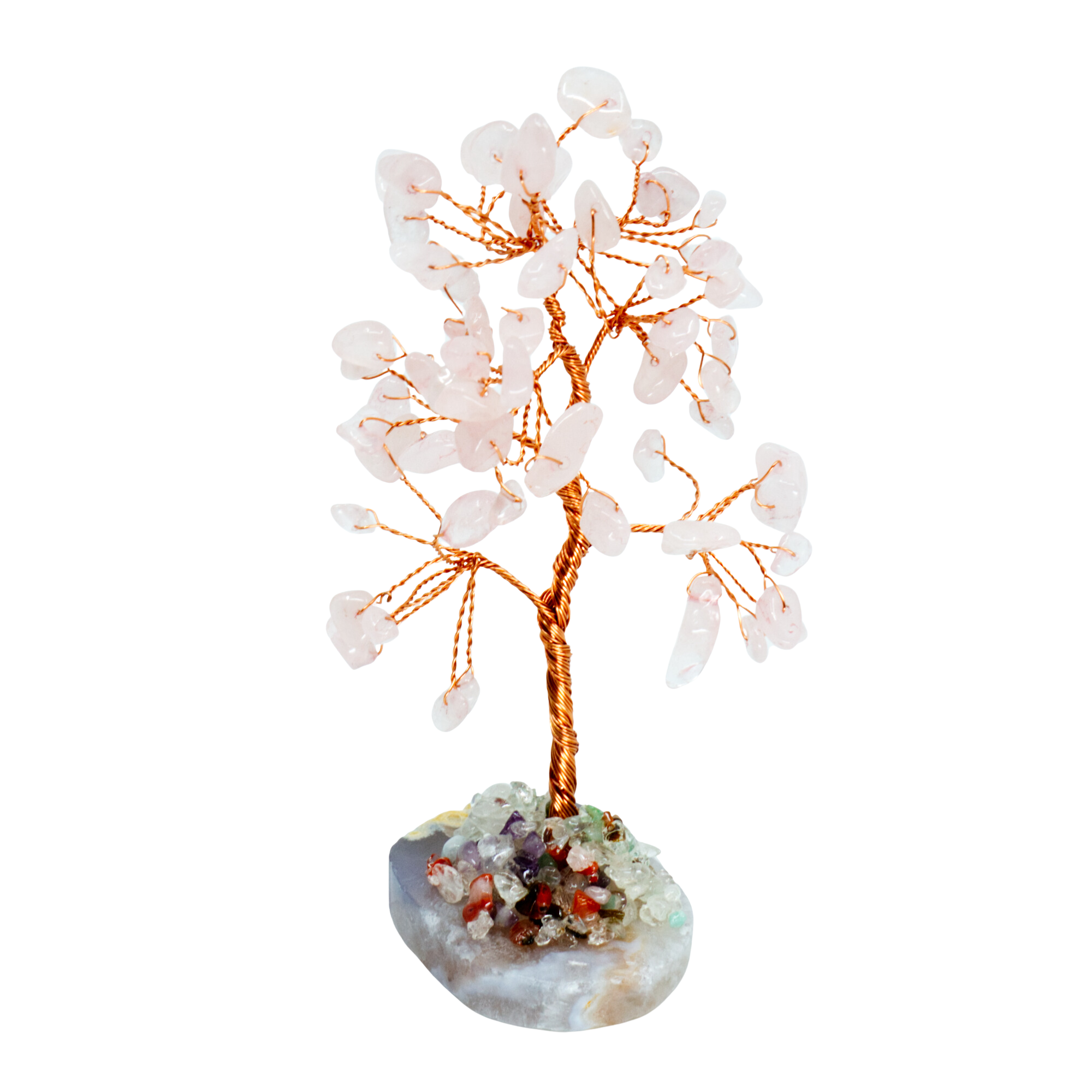 Arbre de Cristal en Quartz Rose - Amour et Apaisement