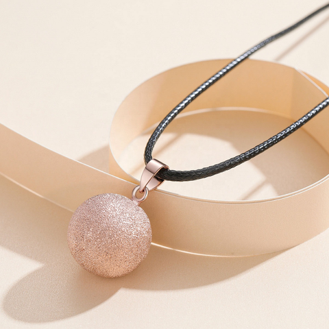 Bola de Grossesse Or Rose Sablé – Carillon Apaisant et Élégance Naturelle