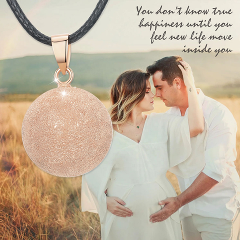 Bola de Grossesse Or Rose Sablé – Carillon Apaisant et Élégance Naturelle