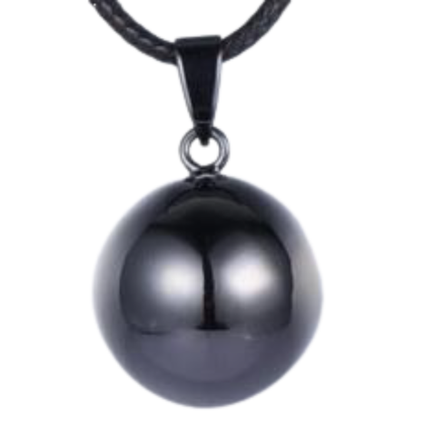 Bola de Grossesse en Laiton Plaqué Titane – Protection Moderne et Harmonie Sonore