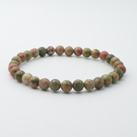 Bracelet en Unakite – Équilibre Émotionnel et Croissance Intérieure