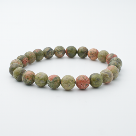 Bracelet en Unakite – Équilibre Émotionnel et Croissance Intérieure