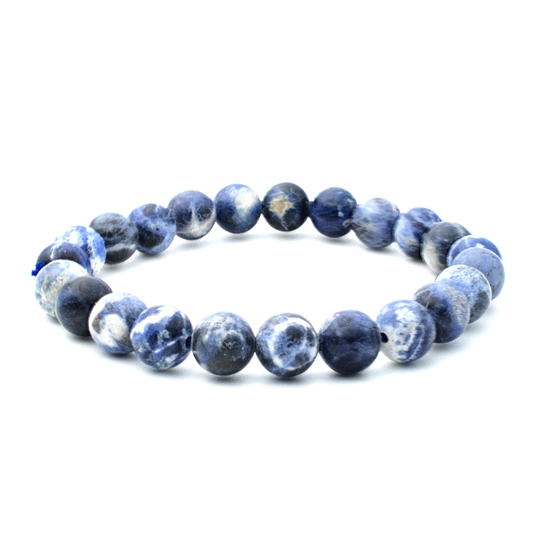 Bracelet en Sodalite – Calme Mental, Communication et Intuition