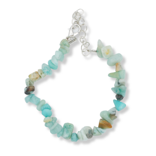 Collection de Bracelets “Chips” en Pierres Naturelles, Ajustable