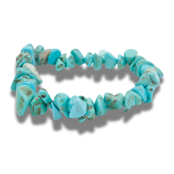 Bracelet “Chips” en Howlite Bleue