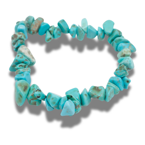 Bracelet “Chips” en Howlite Bleue