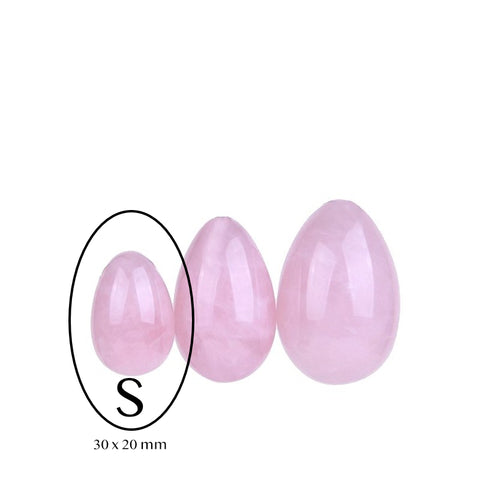 Œufs de Yoni Quartz Rose Non Percés