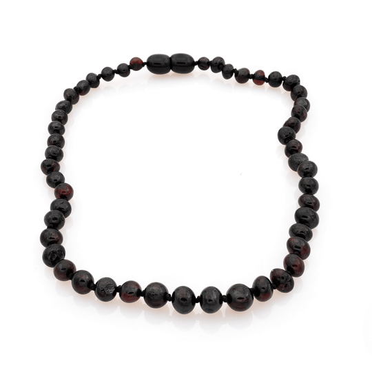 Barockperle Baby-Bernstein-Halskette - Kirsche