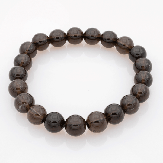 Bracelet en Quartz Fumé – Ancrage, Stabilité et Libération Émotionnelle