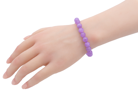 Lavendel-Amethyst-Armband