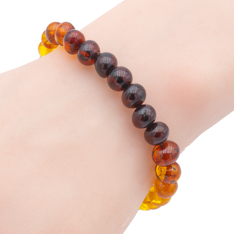 Pack Collier + Bracelet Ambre - Perles Baroques Multicolore