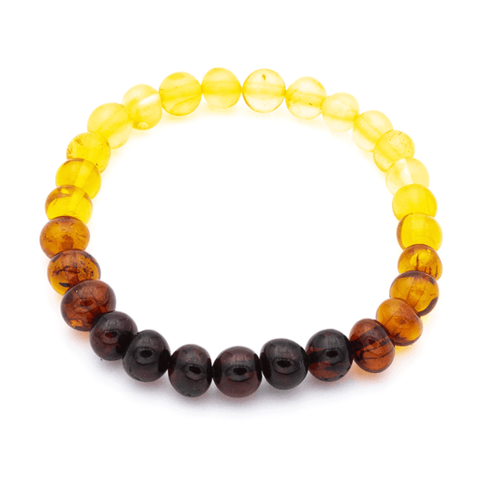 Bracelet Ambre Perles Baroques - Arc-en-ciel, Naturel et Authentique