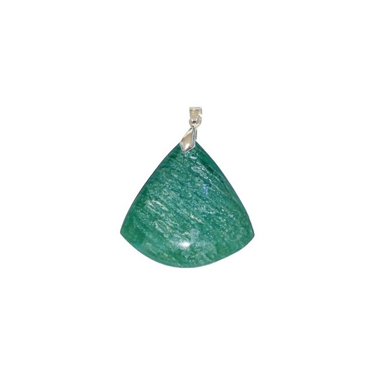 Pendentif Amazonite Triangle – Force Intuitive, Équilibre & Protection