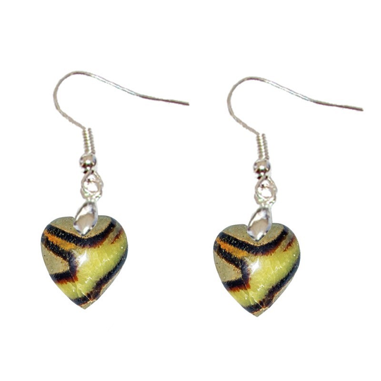 Septaria-Herz-Ohrringe