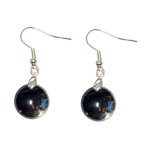 Boucles d'Oreilles Tourmaline Rond