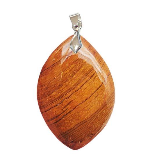 Marquise Ribbon Brauner Jaspis-Anhänger
