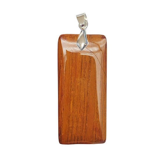 Pendentif Jaspe Orbiculaire Rectangle Fin – Équilibre et Régénération