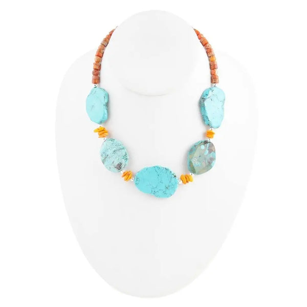 Collier Tales of Taos Turquoise et Orange