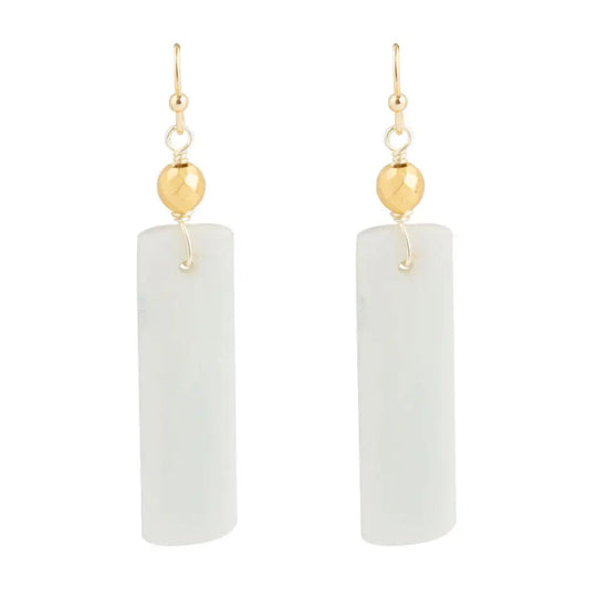 Boucle d'oreille amazonite