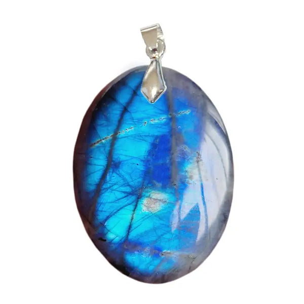 Pendentif Ovale en Labradorite Extra