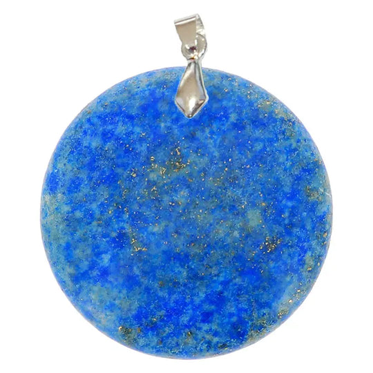 Pendentif Rond en Lapis-Lazuli – Clarté & Dépassement de soi