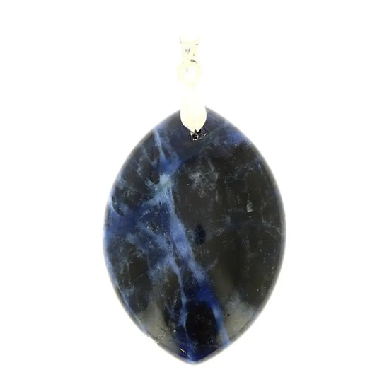 Pendentif Marquise en Sodalite – Clarté & Intuition Apaisée