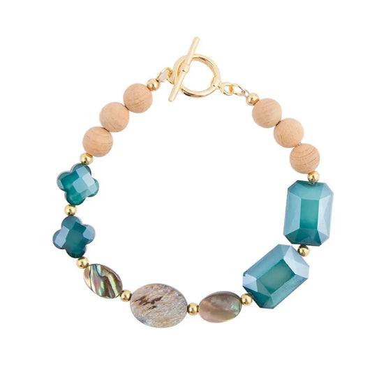 Bracelet sarcelle épicée